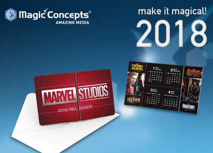 Interactive Corporate Calendars – Top Magic Concepts Design Shapes for 2018