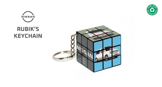 Nissan Rubik's Keychain